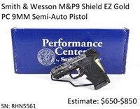 Smith & Wesson M&P9 Shield EZ Gold 9mm Handgun