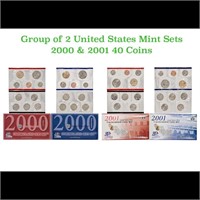 Group of 2 United States Mint Set in Original Gove