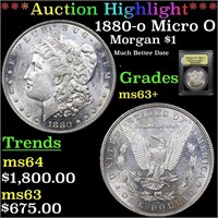 ***Auction Highlight*** 1880-o Morgan Dollar Micro