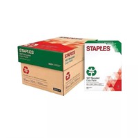 Staples 100% Recycled 8.5" x 11" Copy Paper 20 lbs