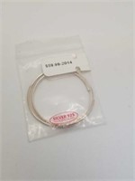 $60 silver earring hoop