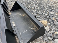 78" Unused Skid Steer Bucket