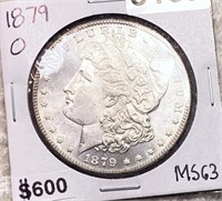 1879-O Morgan Silver Dollar MS63