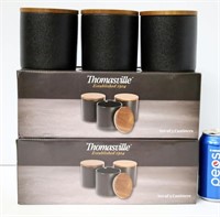 New Thomasville Canisters 2 Sets of 3