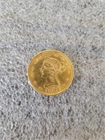 1882 TEN DOLLAR GOLD COIN
