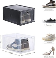 Shoe Storage Boxes, Set of 4