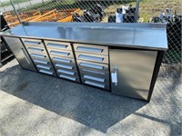 New Steelman 10' Tool Box / Work Bench