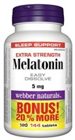 Webber Naturals Melatonin Extra Strength Tablets