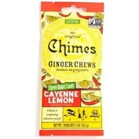 Chimes Ginger Chews Cayenne Lemon 42.5g BB01/2024