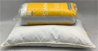 2 Pack Simmons  Quilted Down Pillows