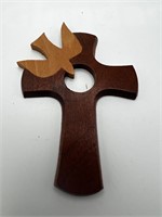 Father Hesburgh 1995 wood cross