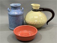 Lot of Ceramic: Vernon Kiln CA, fiesta, Unmarked