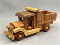 Wooden Dump Truck- Unmarked