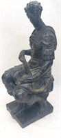 Portrait of Giuliano Cast Bronze Sculpture Roman