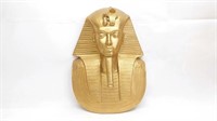 20+" Egypt Pharaoh Bust Gilded Plaster