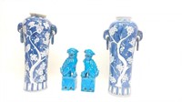 (2) Pair of Oriental Porcelain Decor