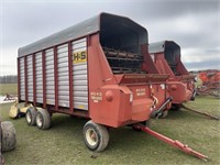 H&S HD Twin Auger Forage wagon