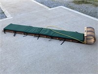 LL Bean 7ft 9 In. Toboggan / Sled w/ Pad, This is