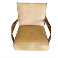 Original Period Mid Century Wooden Lounge Armchair