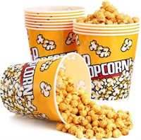 Tebery 10 Pack Plastic Popcorn Containers