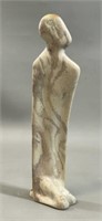 Modern Art Carved Stone Figure- 12 1/2" Tall