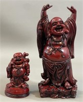 *Buddha Figurines- Heavy Faux Wood