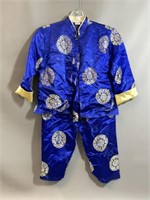 *Child's Asian Silk Pajamas Size 9