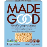 MadeGood Organic Vanilla Crispy Squares BB OCT