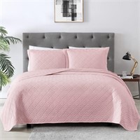 EXQ Home Summer Quilt Set Full/Queen Size Pure