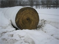 (22+) 4' x 6' ROUND 1st CROP TUBE WRAPPED BALES