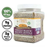 Pride of India Whole Brown Crimson Lentils 3.30