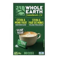 Whole Earth Stevia & Monk Fruit Packets