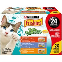Friskies Tasty Treasures Liver or Scallop Variety
