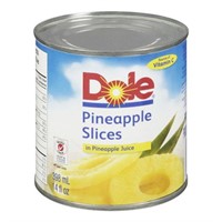 Dole Sliced Pineapples in Pineaple Juice 398ml BB