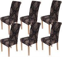 smiry Dining Chair Covers Printed Stretch Chair