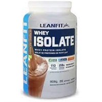 LeanFit Whey Protein Isolate. 908g. Chocolate. BB