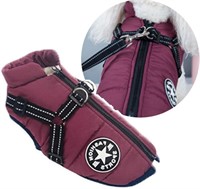Small Dog Jacket with Harness, Outdoor Dog Sport