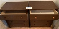 Lot #3626A - (2) four drawer chest of drawers