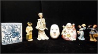 Variety of Porcelain Figures