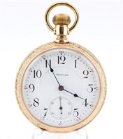 14k Gold Waltham A.T. & Co 17j Pocket Watch
