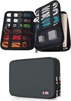 BUBM Double Layer Electronic Accessories Organizer