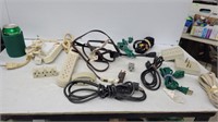 Lot of extension cords and surge protectors
