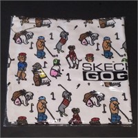 Golf Towel- Sketchers with dogs
