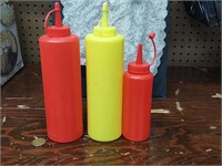 Assorted Cylinder Squeezable Bottles