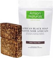 African Black Soap (0.7lb / 300g - 2 bars x 150