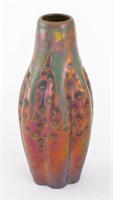 Zsolnay Pecs Iridescent Metallic Ceramic Vase