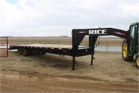 2005 Reisch GN 102" x 30' Flatbed Trailer #