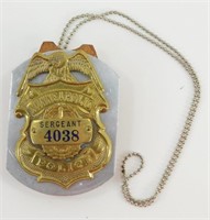Minneapolis Police Sergeant Badge