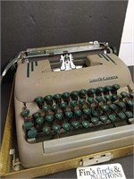 1950 SMITH-CORONA SILENT SERIES TYPE-WRITER W CASE