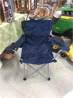 Blue camping chair